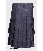 Deluxe Denim Utility Kilt
