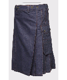 Deluxe Denim Utility Kilt