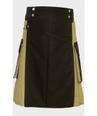 Designer Two Tone Utility Kilt