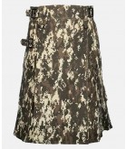 Digital Camo Utility Kilt with Cargo Pockets
