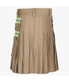Khaki Firefighter Utility Kilt For Men