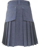 New Fashion Cargo Denim Kilt