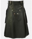 Handmade Genune Leather Kilt
