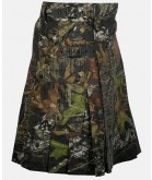 Jungle Camo Utility Kilt with Cargo Pockets