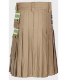 Khaki Firefighter Utility Kilt