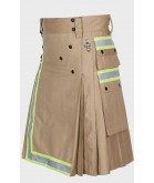 Khaki Firefighter Utility Kilt