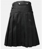 Leather Kilt with White Trim