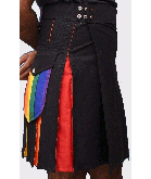 Men,s Cargo Rainbow Utility Kilt