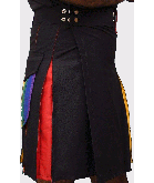 Men,s Cargo Rainbow Utility Kilt
