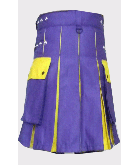 Men,s Two Tonned Hybrid Utility Kilt