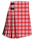 Menzies Red & White Modern Tartan Kilt