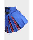 Navy Blue Utility Hybrid Tartan Kilt