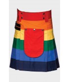 Rainbow Utility Kilt For Man