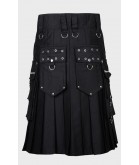 Black Utility Kilt For Working Man