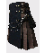 Black and Brown Gothic Hybrid Kilt