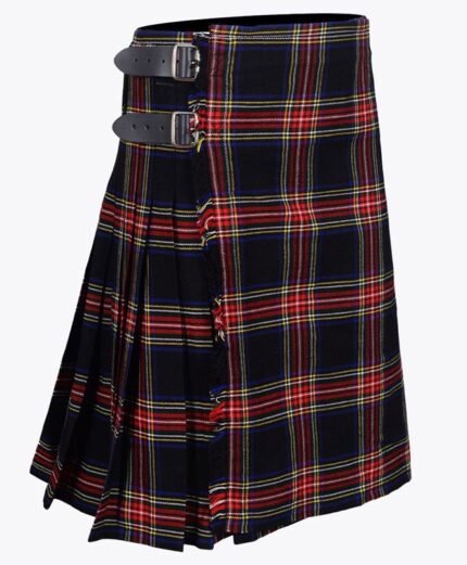 Black Stewart Tartan Kilt