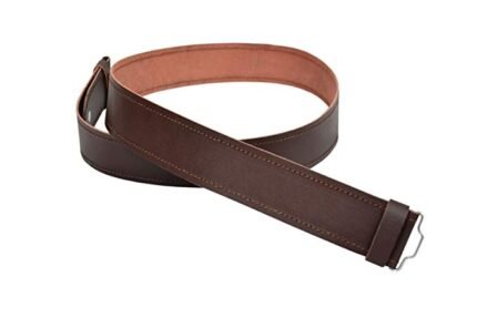 Highland Brown Plain Lethaer Kilt Belt