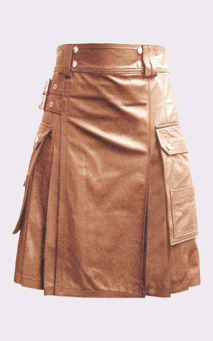 Luxury Leather Kilt