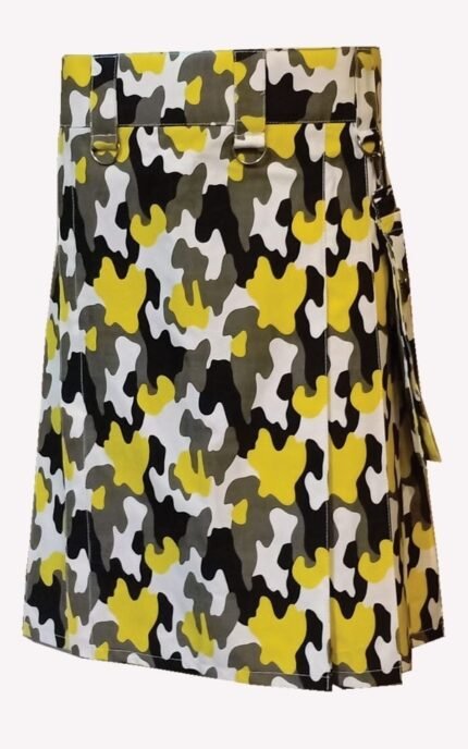 New Fashion Camo Kilt Wit Detachable Pocket