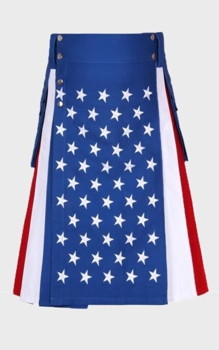 American flag utility kilt