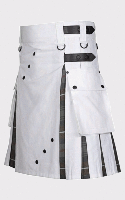 White Hybrid Kilt